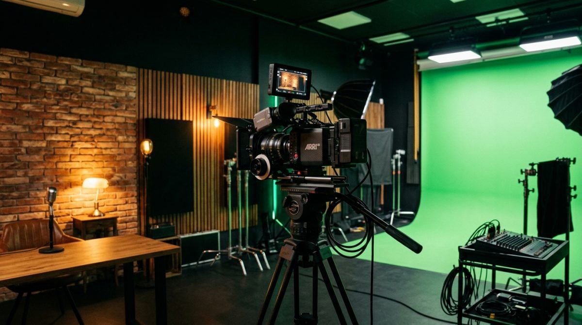 Studio green screen Warszawa czy realna scena?
