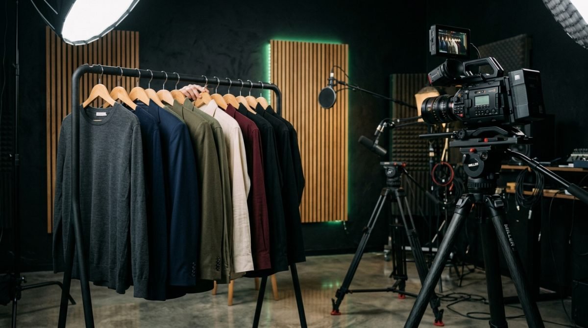 Studio do nagrań wideo: jak ubrać się przed kamerę
