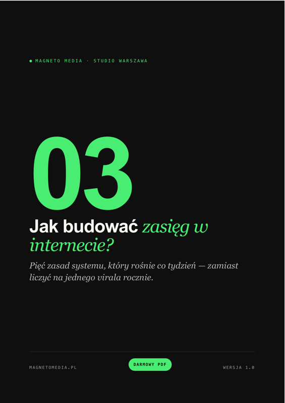 Okładka: Jak budować zasięg w internecie — 5 zasad