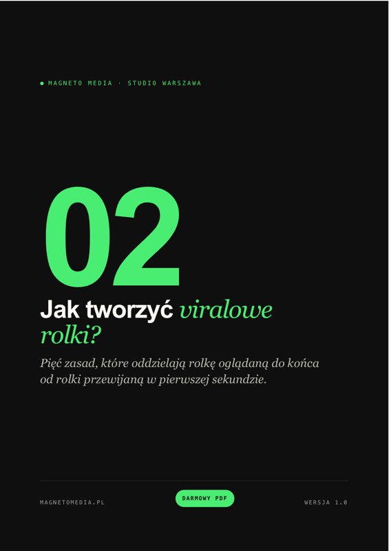 Okładka: Jak tworzyć viralowe rolki — 5 zasad